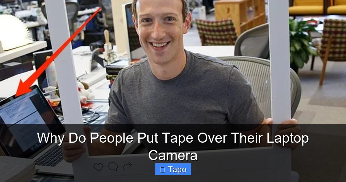 Why Do People Put Tape Over Their Laptop Camera