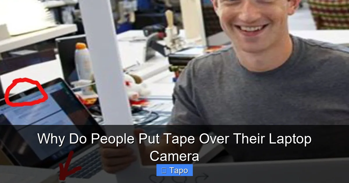 Why Do People Put Tape Over Their Laptop Camera