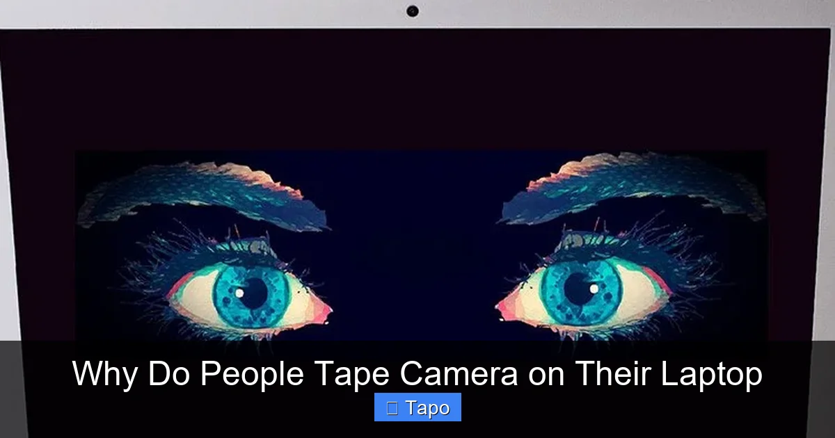 Why Do People Tape Camera on Their Laptop