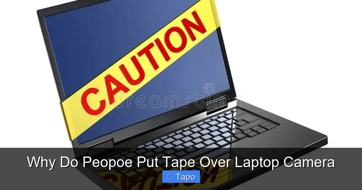 Why Do Peopoe Put Tape Over Laptop Camera