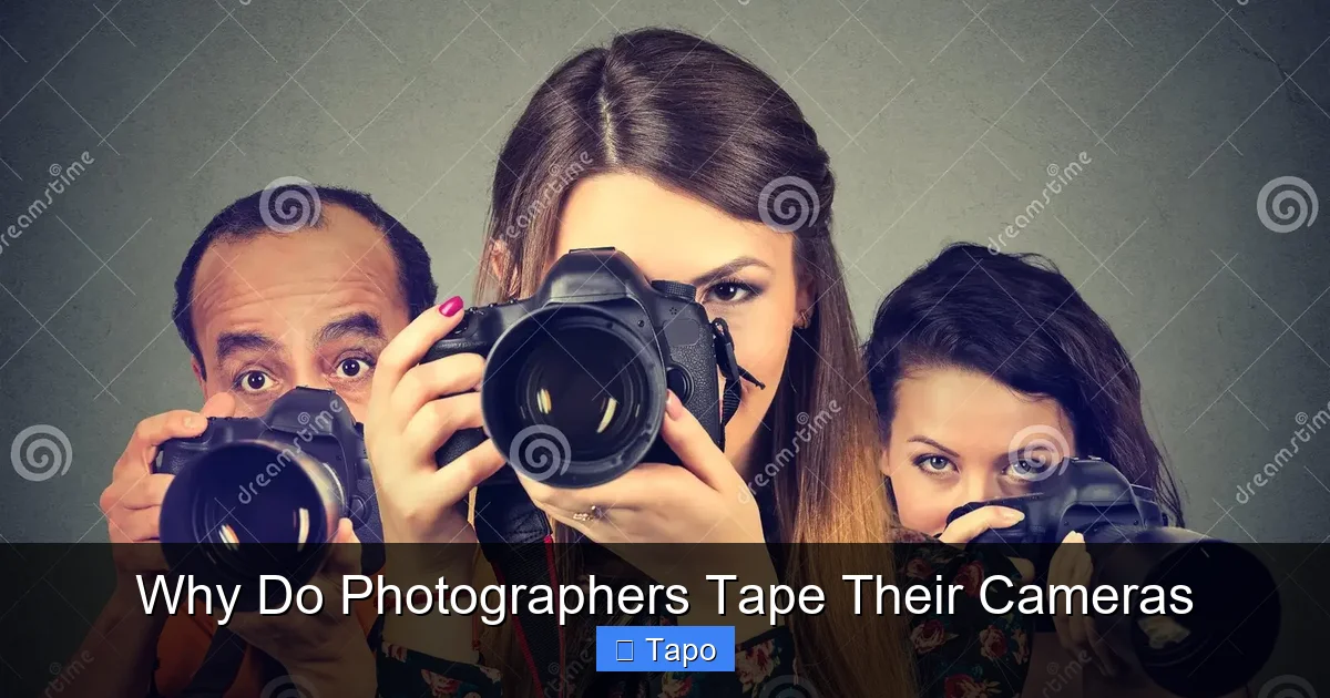 Why Do Photographers Tape Their Cameras