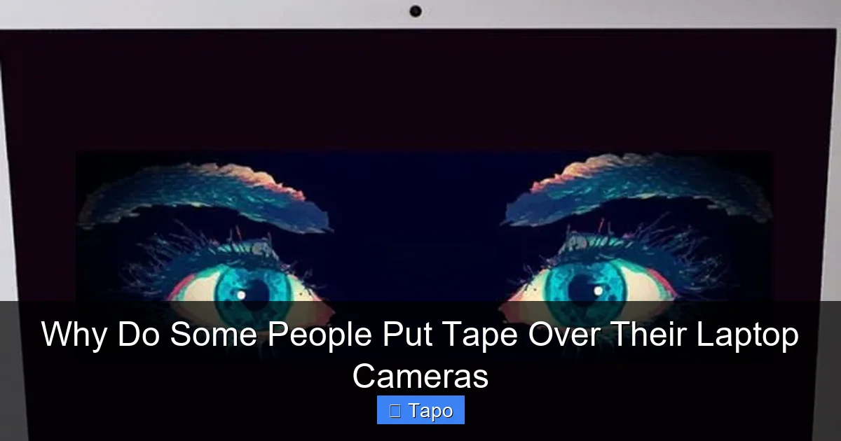 Why Do Some People Put Tape Over Their Laptop Cameras