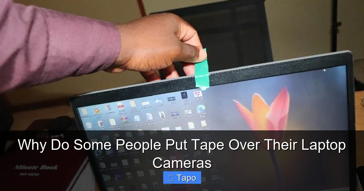 Why Do Some People Put Tape Over Their Laptop Cameras