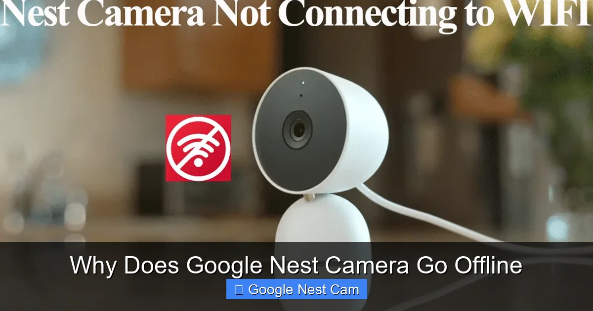 Why Does Google Nest Camera Go Offline