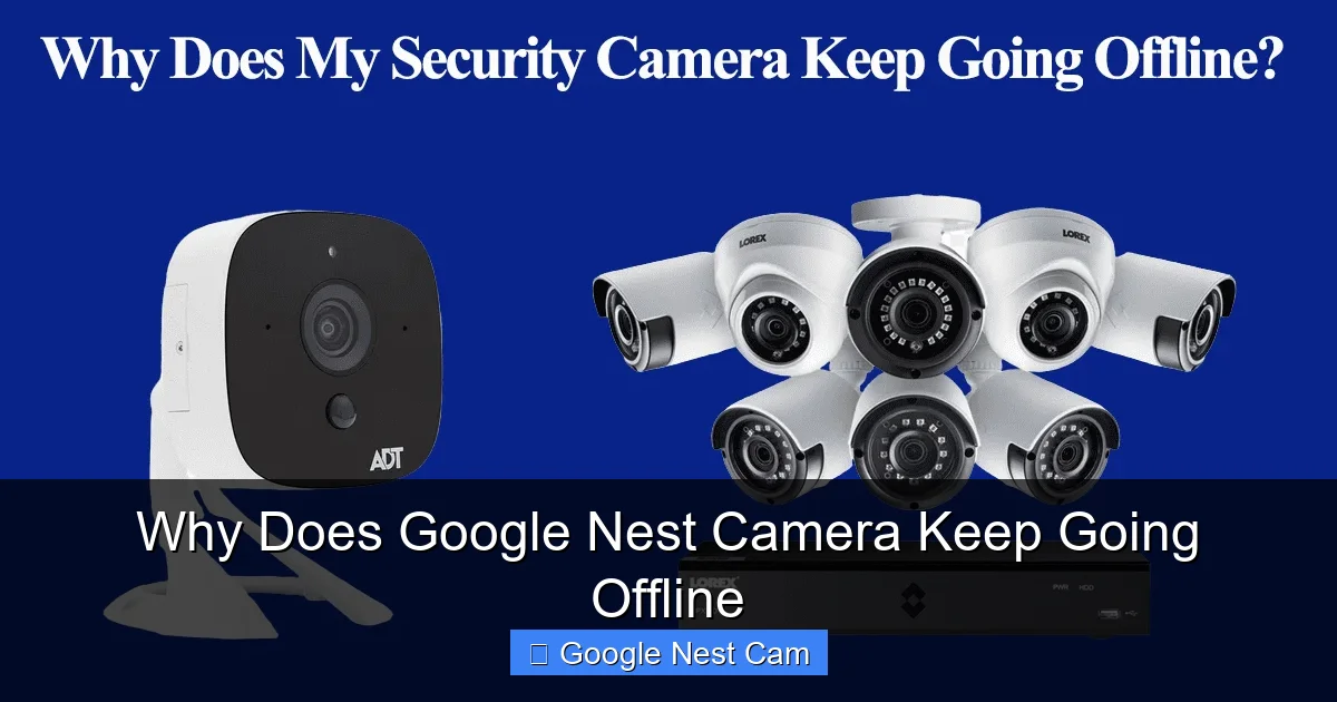 Why Does Google Nest Camera Keep Going Offline