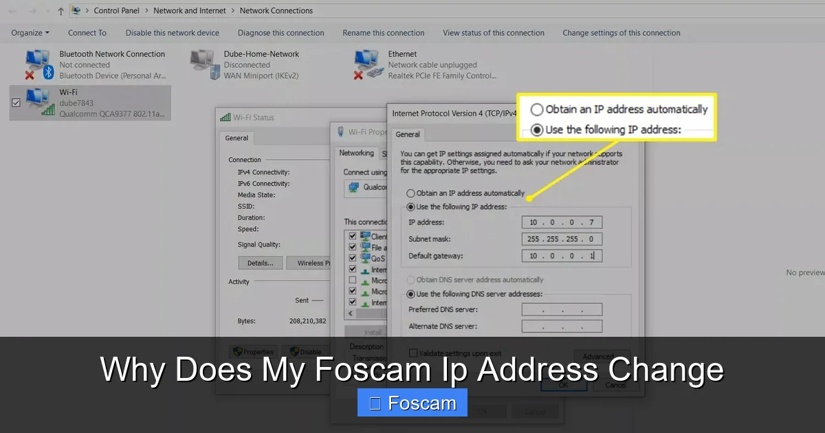 Why Does My Foscam Ip Address Change