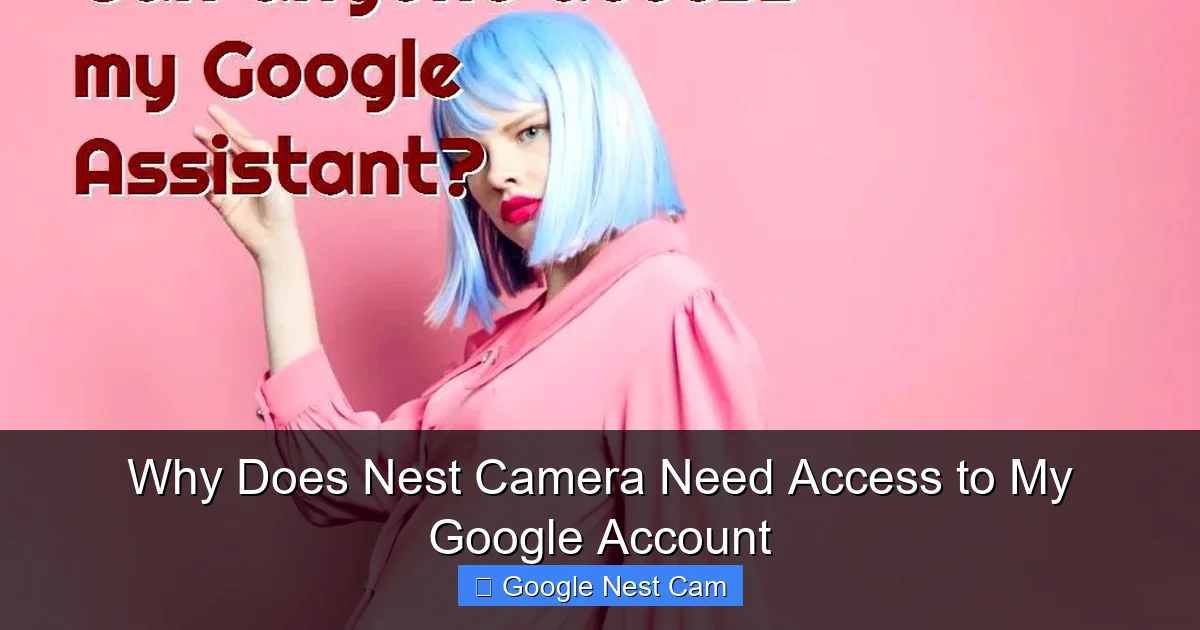 Why Does Nest Camera Need Access to My Google Account