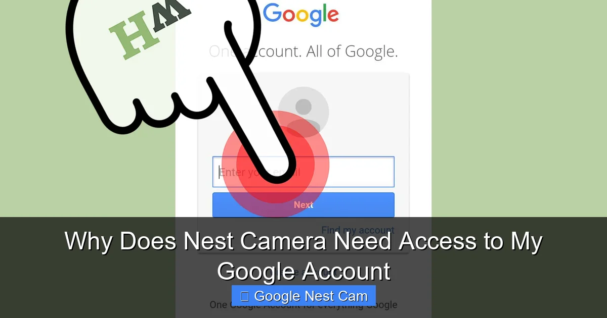 Why Does Nest Camera Need Access to My Google Account