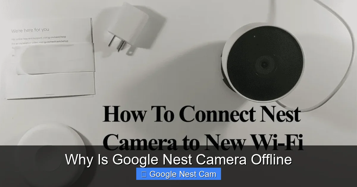 Why Is Google Nest Camera Offline