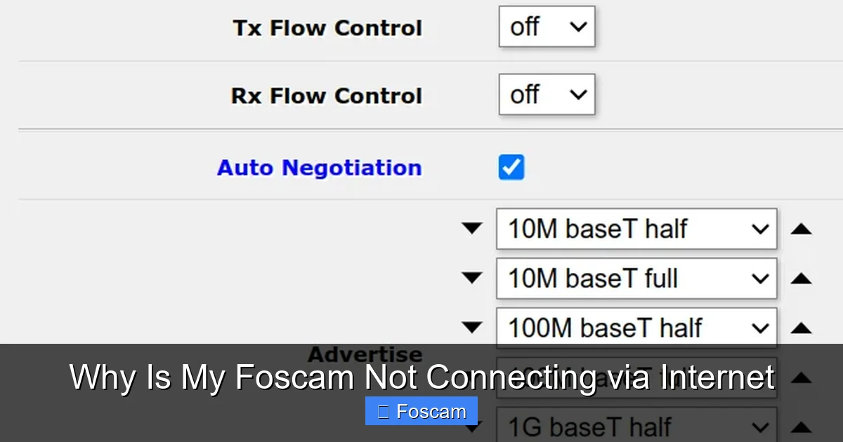 Why Is My Foscam Not Connecting via Internet