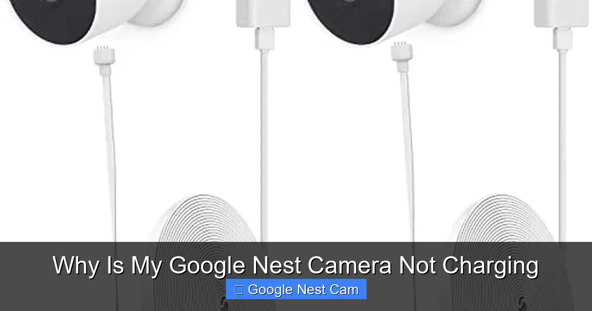 Why Is My Google Nest Camera Not Charging
