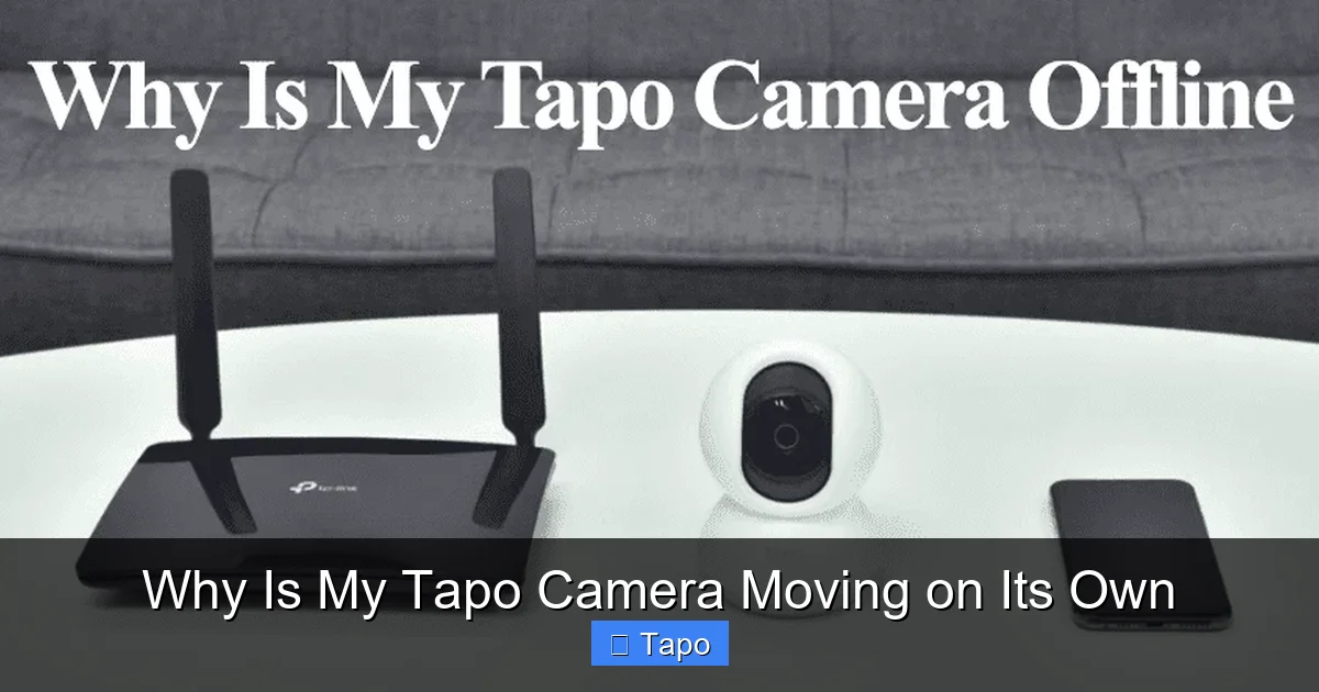 Why Is My Tapo Camera Moving on Its Own