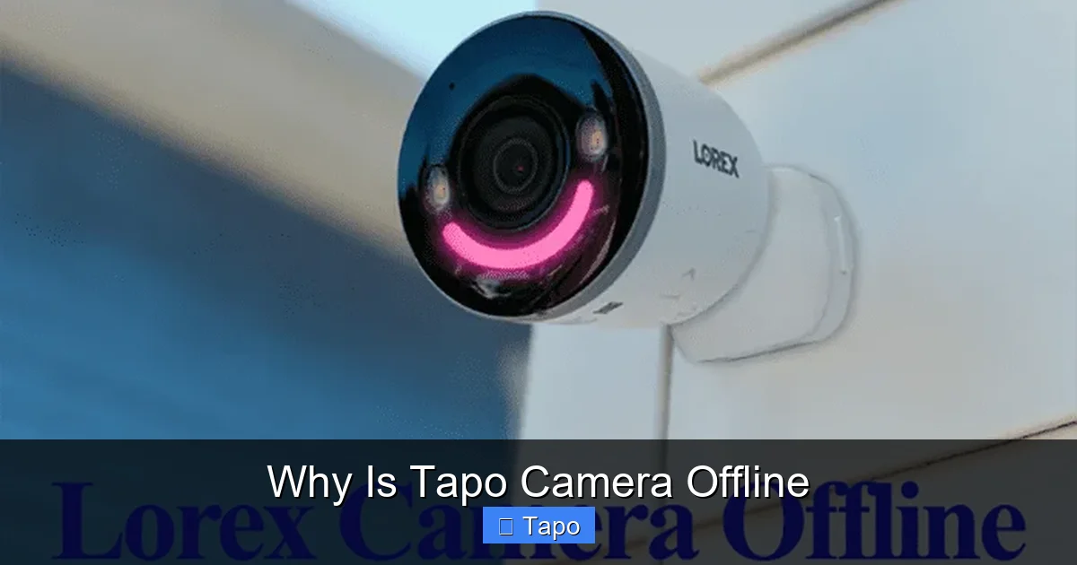 Why Is Tapo Camera Offline