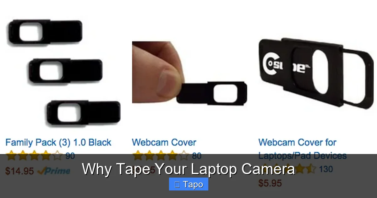 Why Tape Your Laptop Camera