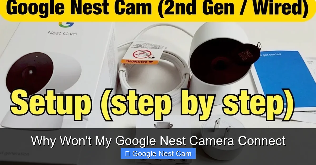 Why Won't My Google Nest Camera Connect