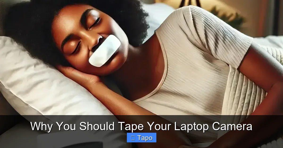 Why You Should Tape Your Laptop Camera