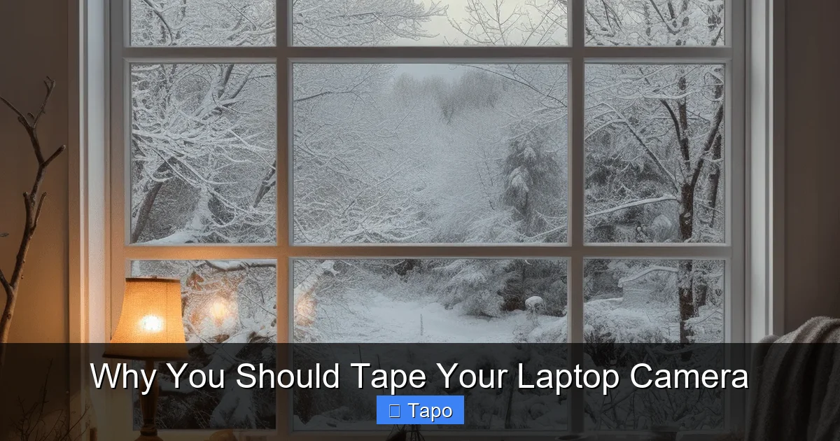 Why You Should Tape Your Laptop Camera
