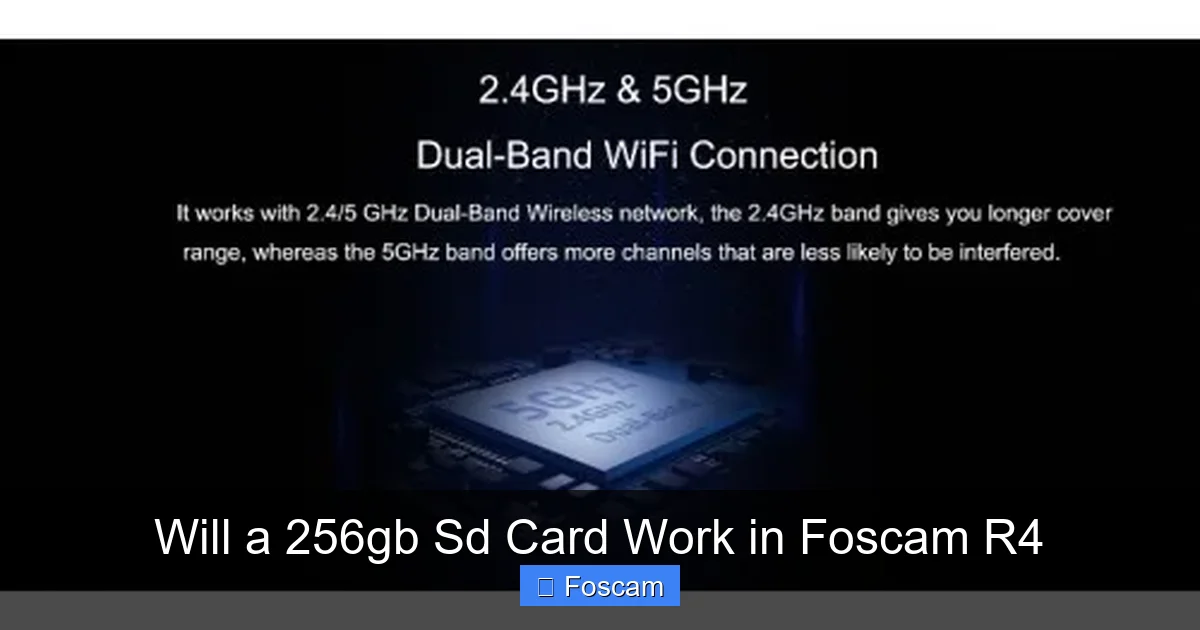 Will a 256gb Sd Card Work in Foscam R4