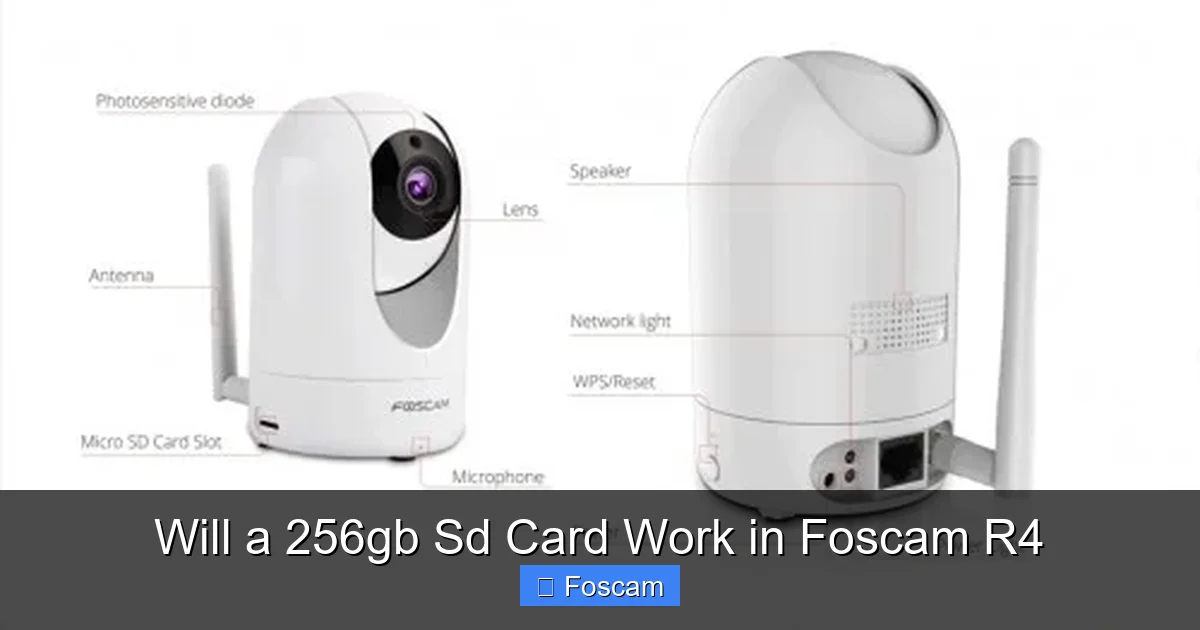 Will a 256gb Sd Card Work in Foscam R4