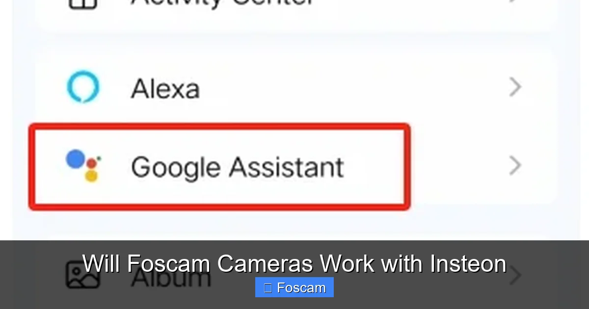 Will Foscam Cameras Work with Insteon