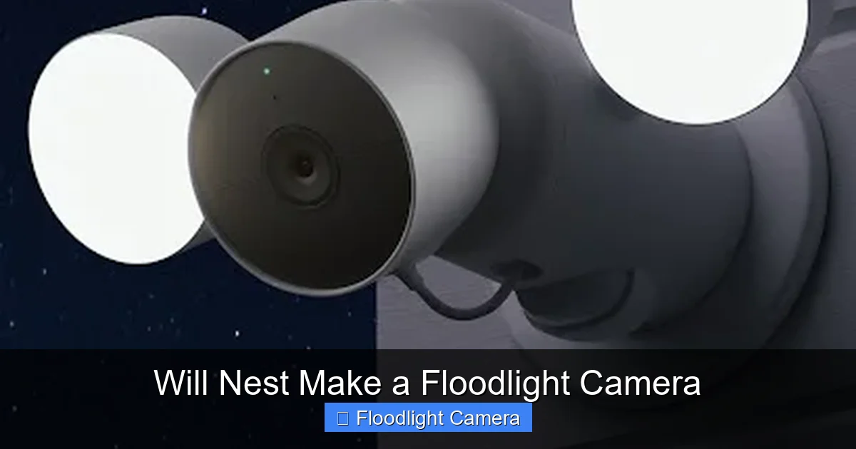 Will Nest Make a Floodlight Camera
