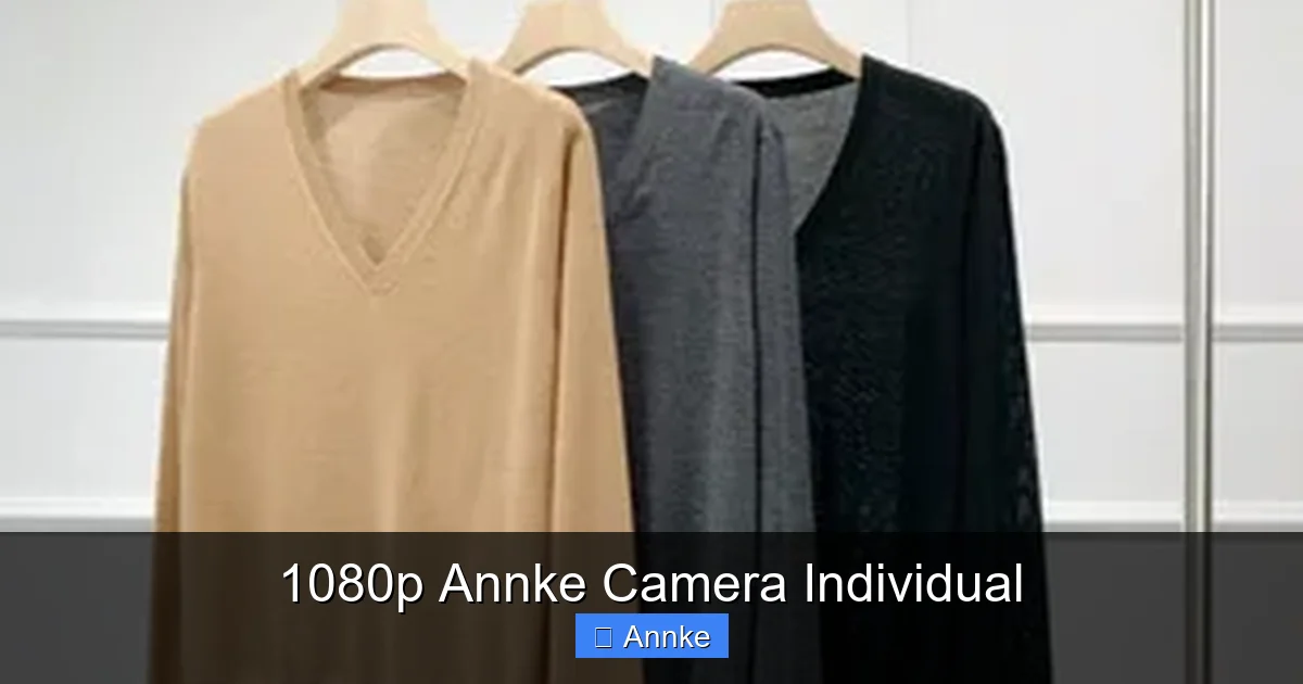 1080p Annke Camera Individual