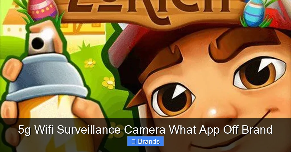 5g Wifi Surveillance Camera What App Off Brand
