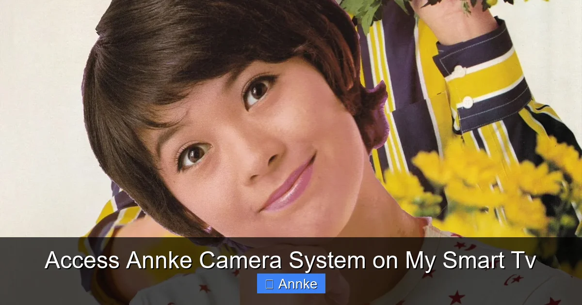 Access Annke Camera System on My Smart Tv