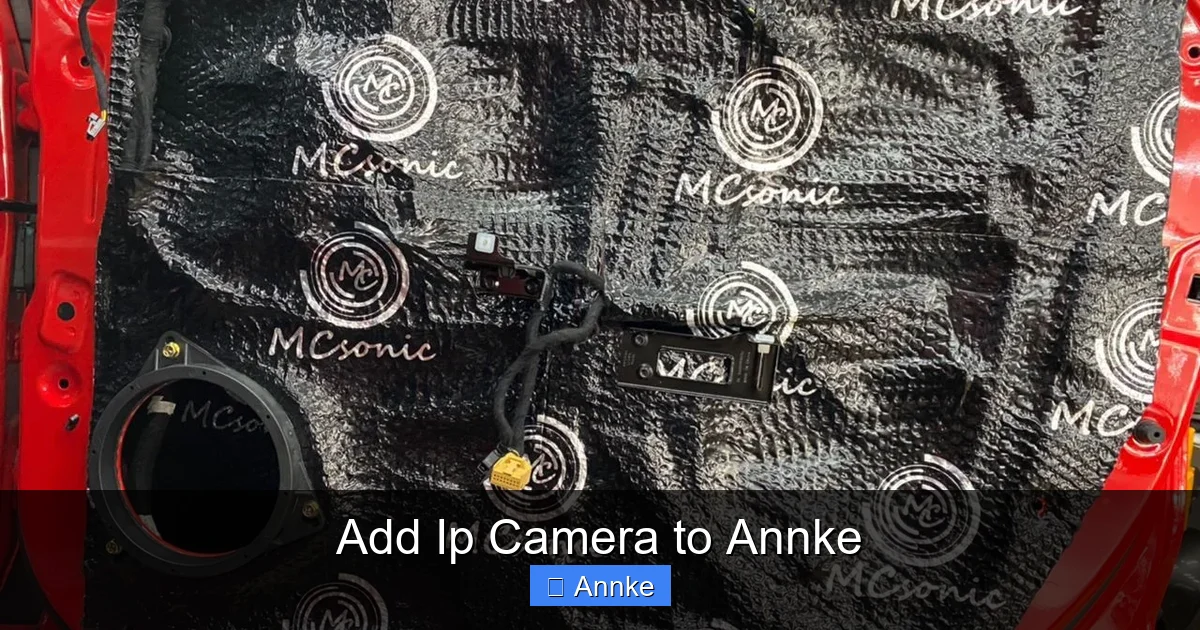 Add Ip Camera to Annke