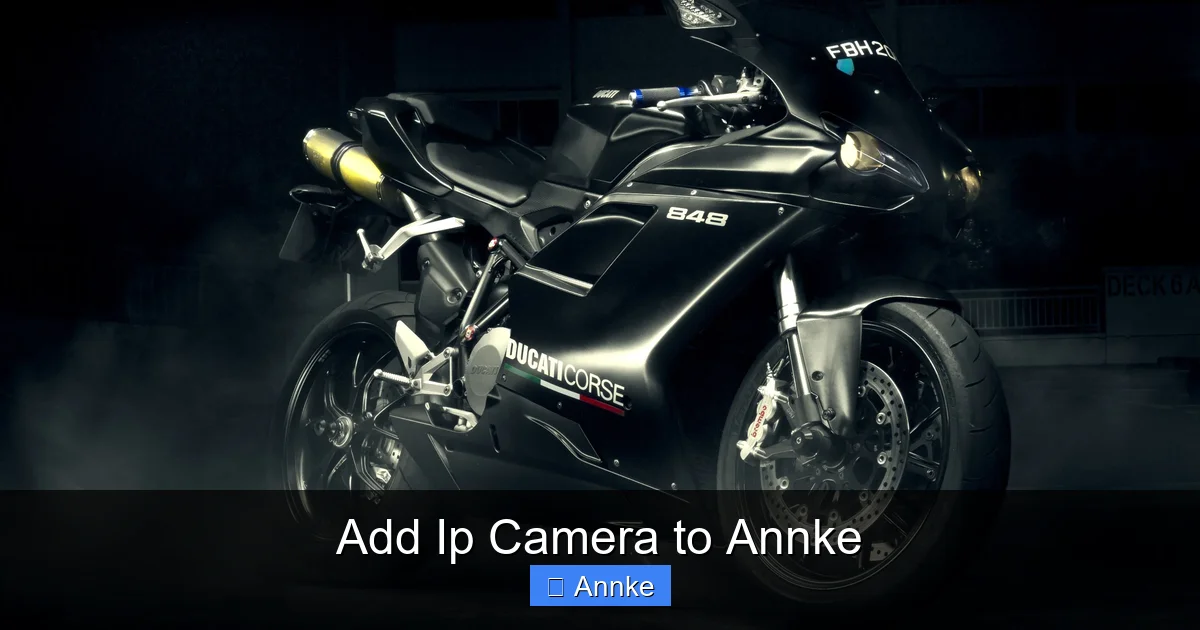 Add Ip Camera to Annke
