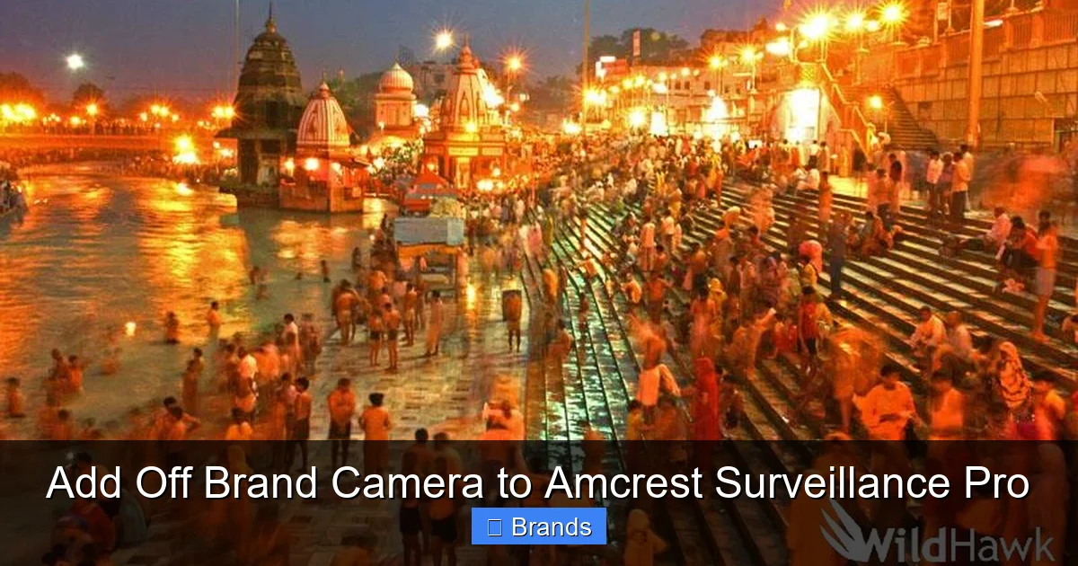 Add Off Brand Camera to Amcrest Surveillance Pro