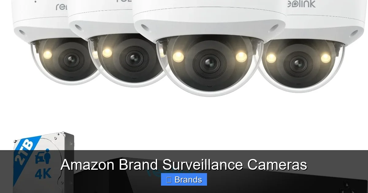 Amazon Brand Surveillance Cameras