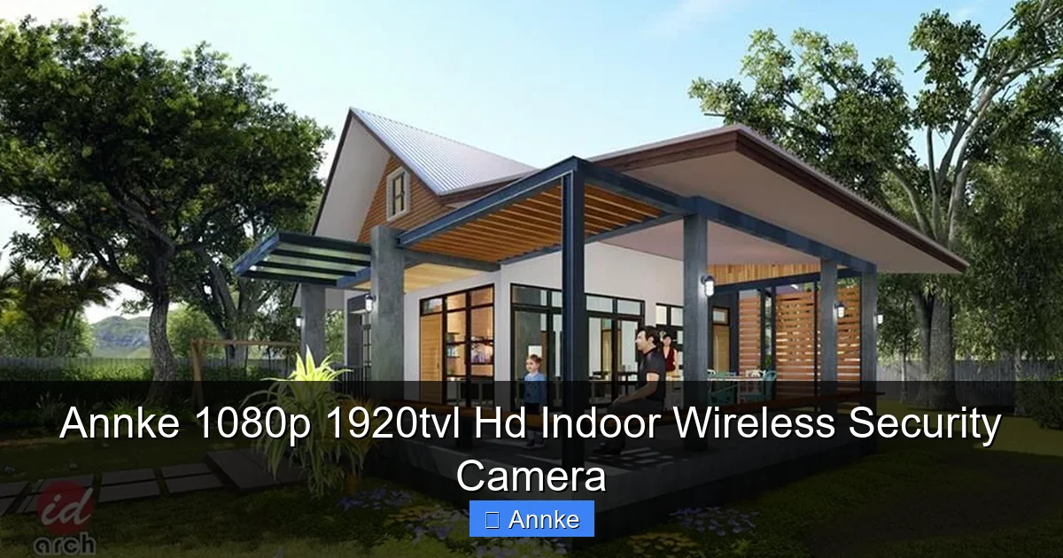 Annke 1080p 1920tvl Hd Indoor Wireless Security Camera