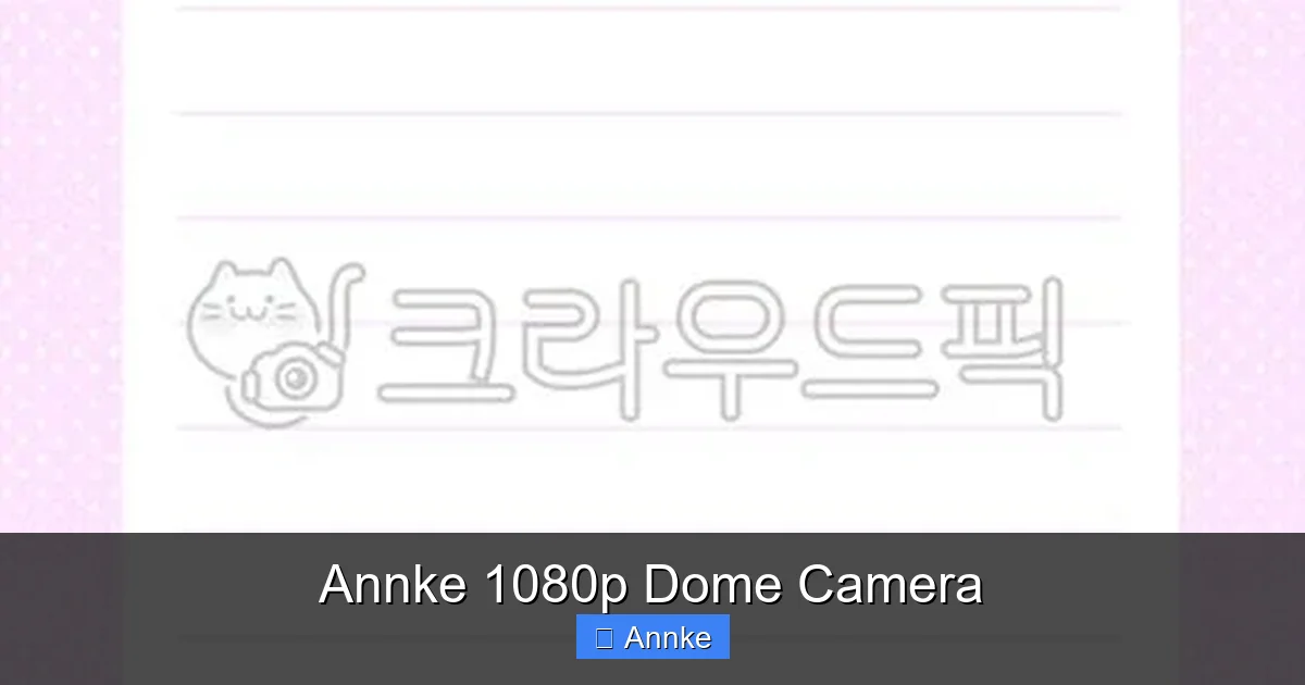Annke 1080p Dome Camera