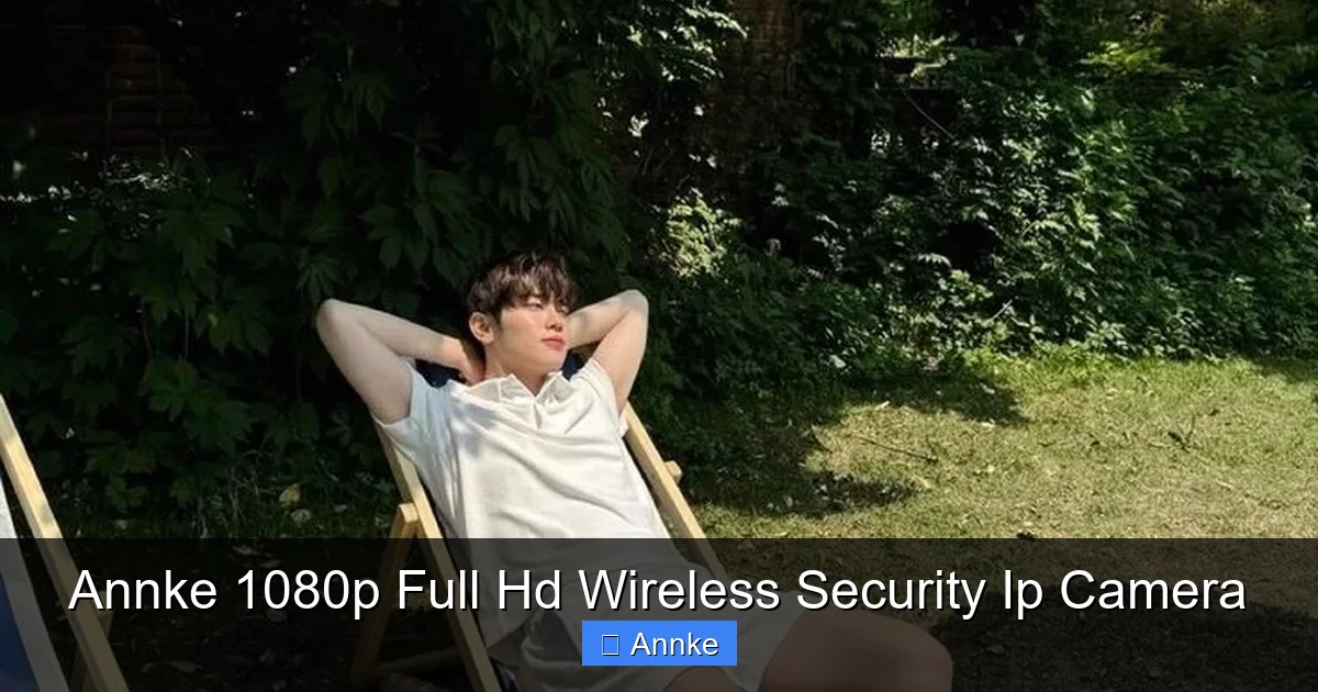 Annke 1080p Full Hd Wireless Security Ip Camera