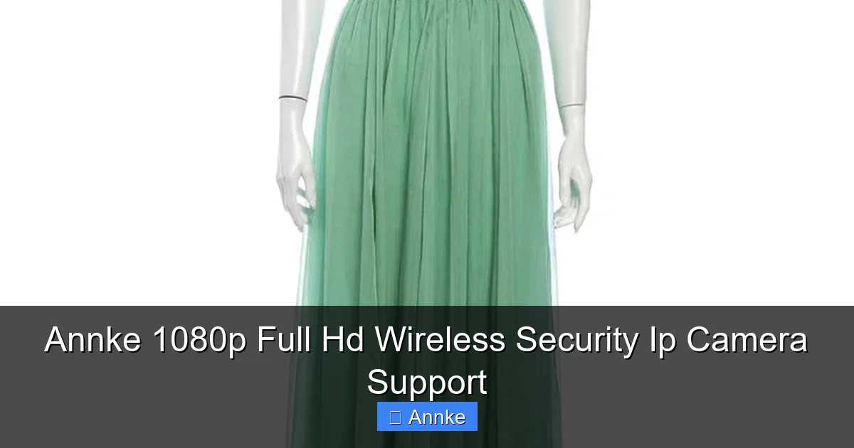Annke 1080p Full Hd Wireless Security Ip Camera Support