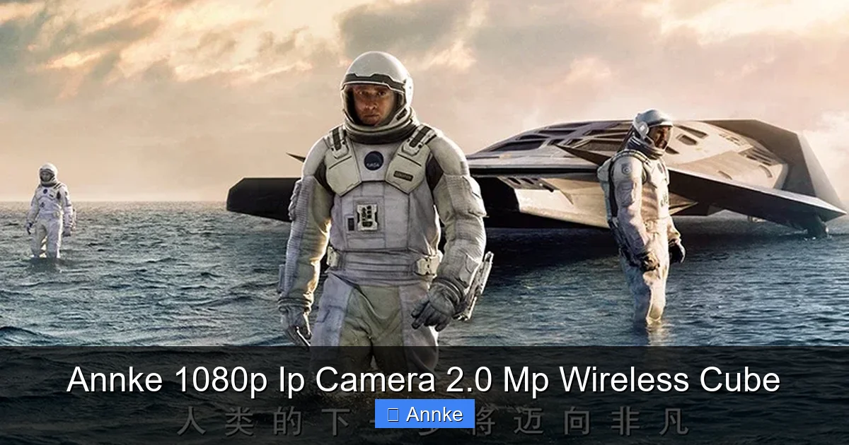 Annke 1080p Ip Camera 2.0 Mp Wireless Cube