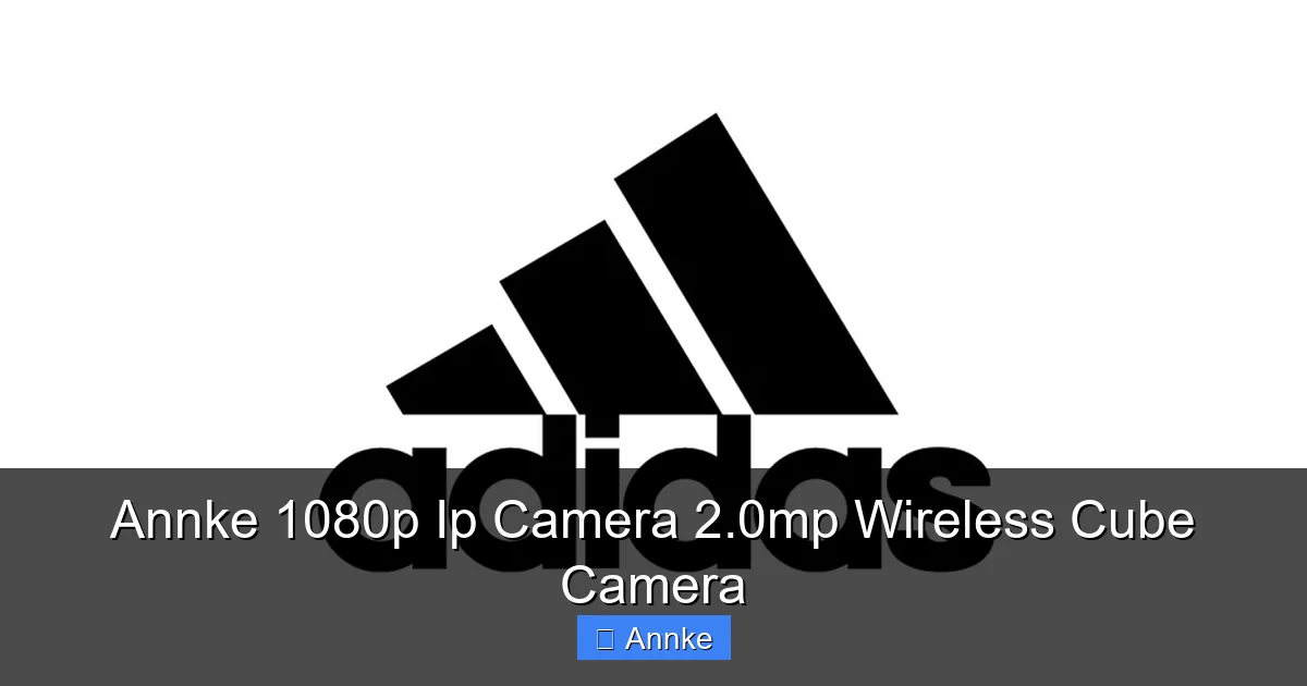 Annke 1080p Ip Camera 2.0mp Wireless Cube Camera