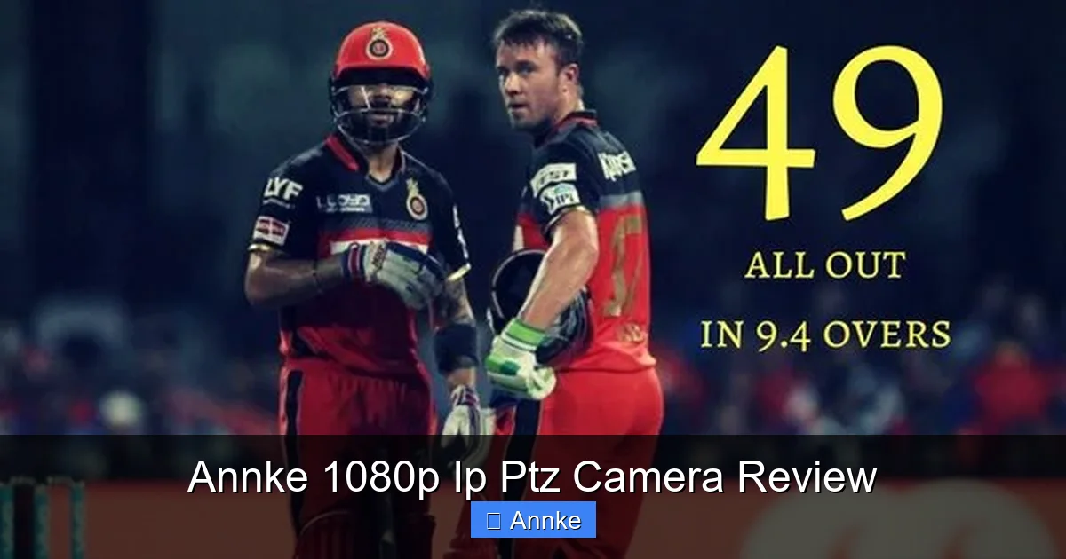 Annke 1080p Ip Ptz Camera Review