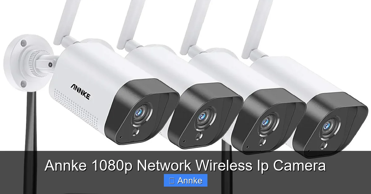 Annke 1080p Network Wireless Ip Camera