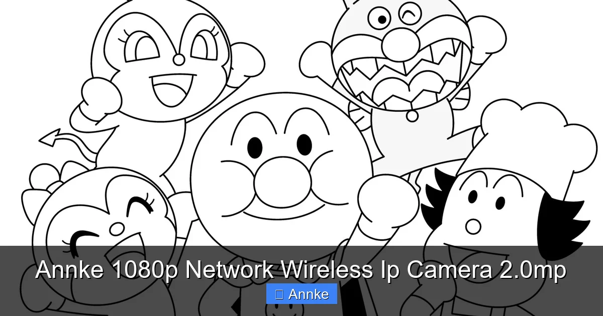 Annke 1080p Network Wireless Ip Camera 2.0mp