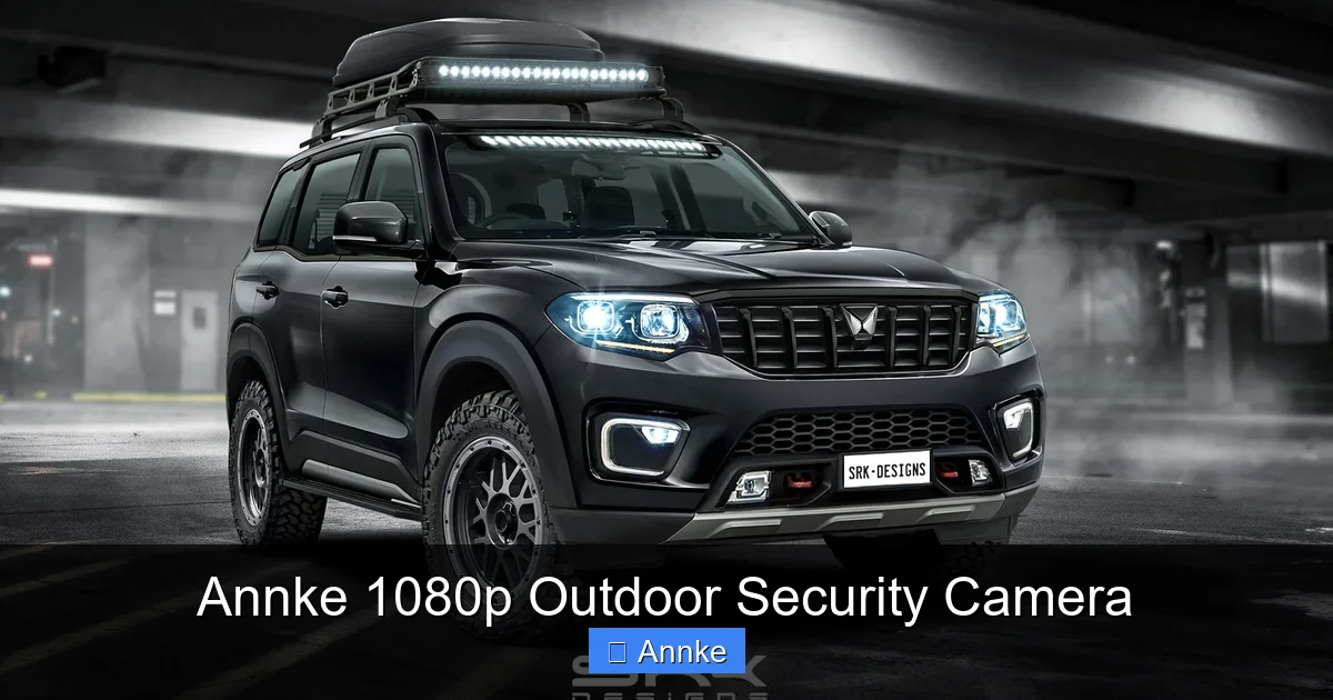 Annke 1080p Outdoor Security Camera