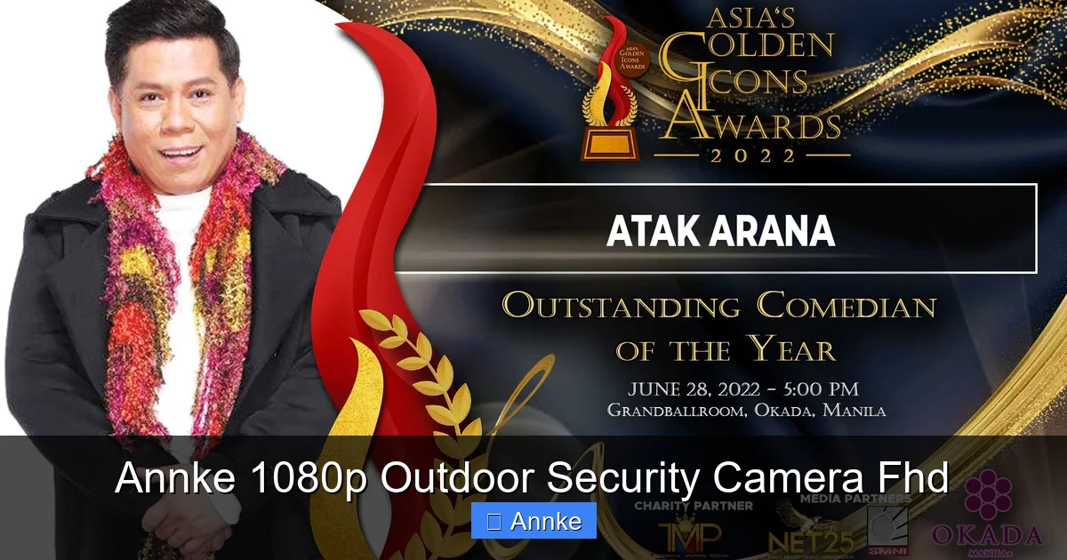 Annke 1080p Outdoor Security Camera Fhd