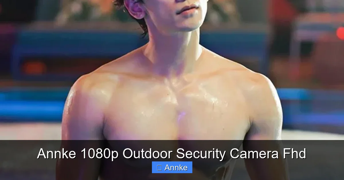 Annke 1080p Outdoor Security Camera Fhd