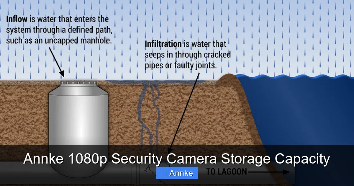 Annke 1080p Security Camera Storage Capacity
