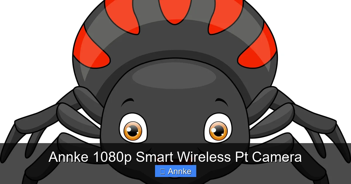 Annke 1080p Smart Wireless Pt Camera