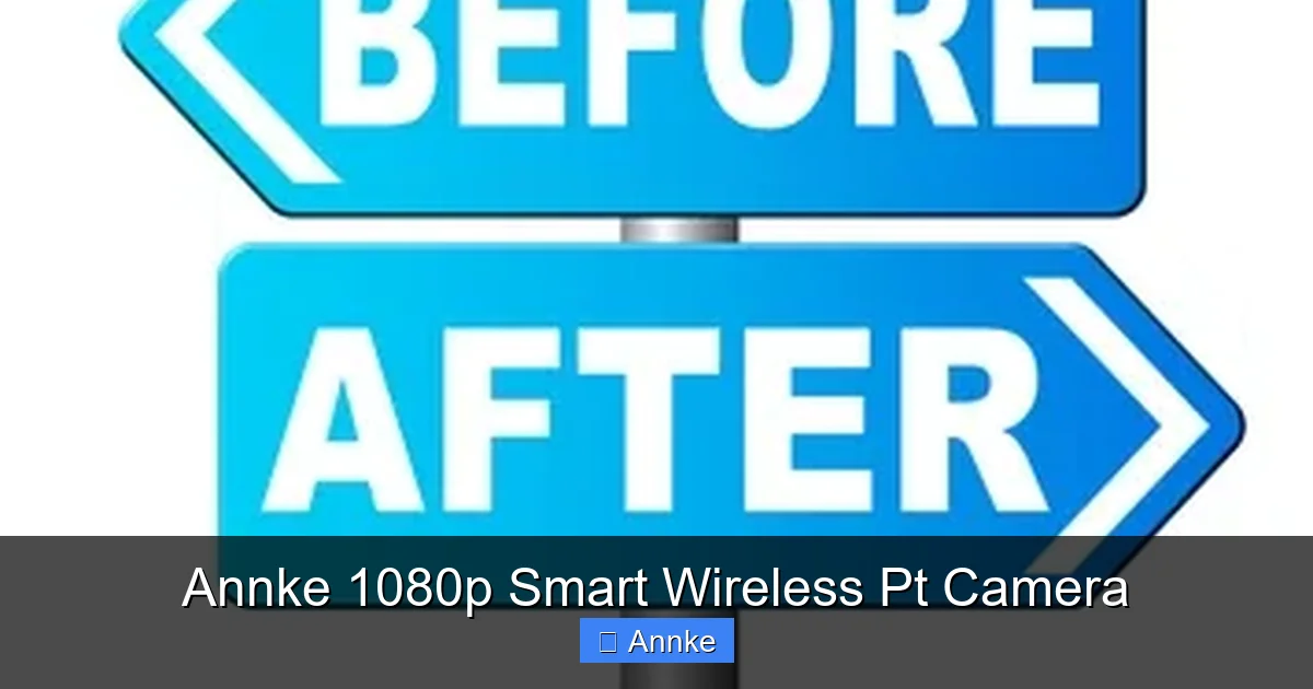 Annke 1080p Smart Wireless Pt Camera