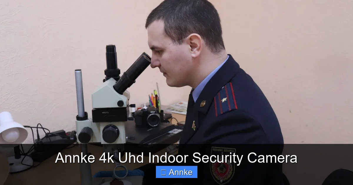 Annke 4k Uhd Indoor Security Camera