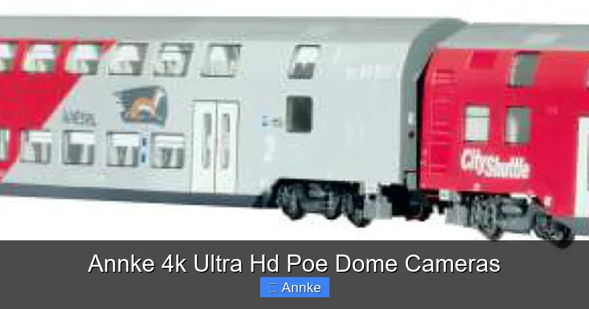 Annke 4k Ultra Hd Poe Dome Cameras