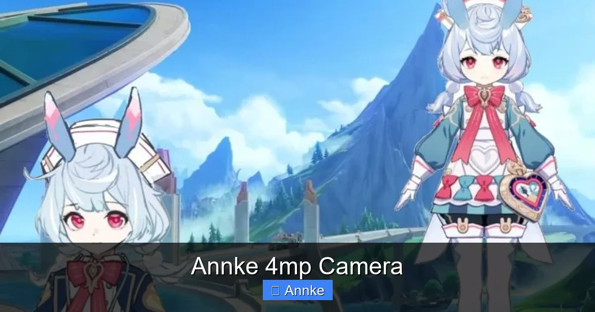 Annke 4mp Camera